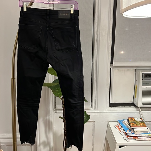 Black Distressed Skinny Jeans - Picture 3 of 3